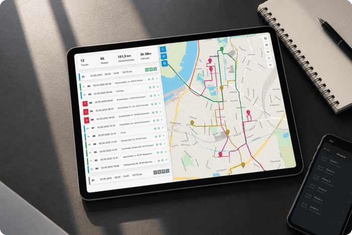 PASS MAPS Einsatzkontexte für Tourenplanung und Routenvisualisierung